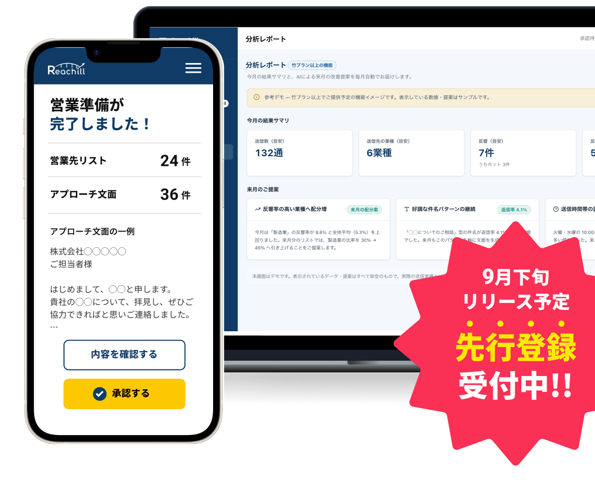 アプリで簡単！見込み顧客にアプローチ！